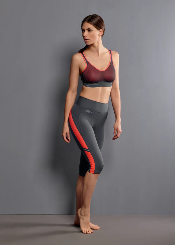 Air Control Coral Grey Sports Bra Non-Wired - Anita Active - Image 2