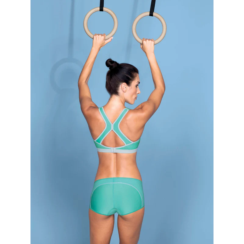 Dynamix Star Sports Bra Non-Wired Blue Grey - Anita Active - Image 3