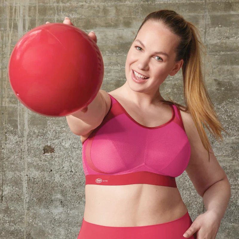 Extreme Control Sports Bra Non-Wired Red - Anita Active - Image 4