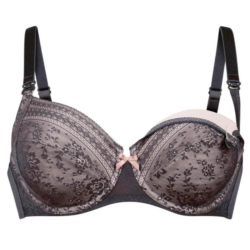Fleur Underwired Nursing Bra Anthracite Grey - Anita - Image 2