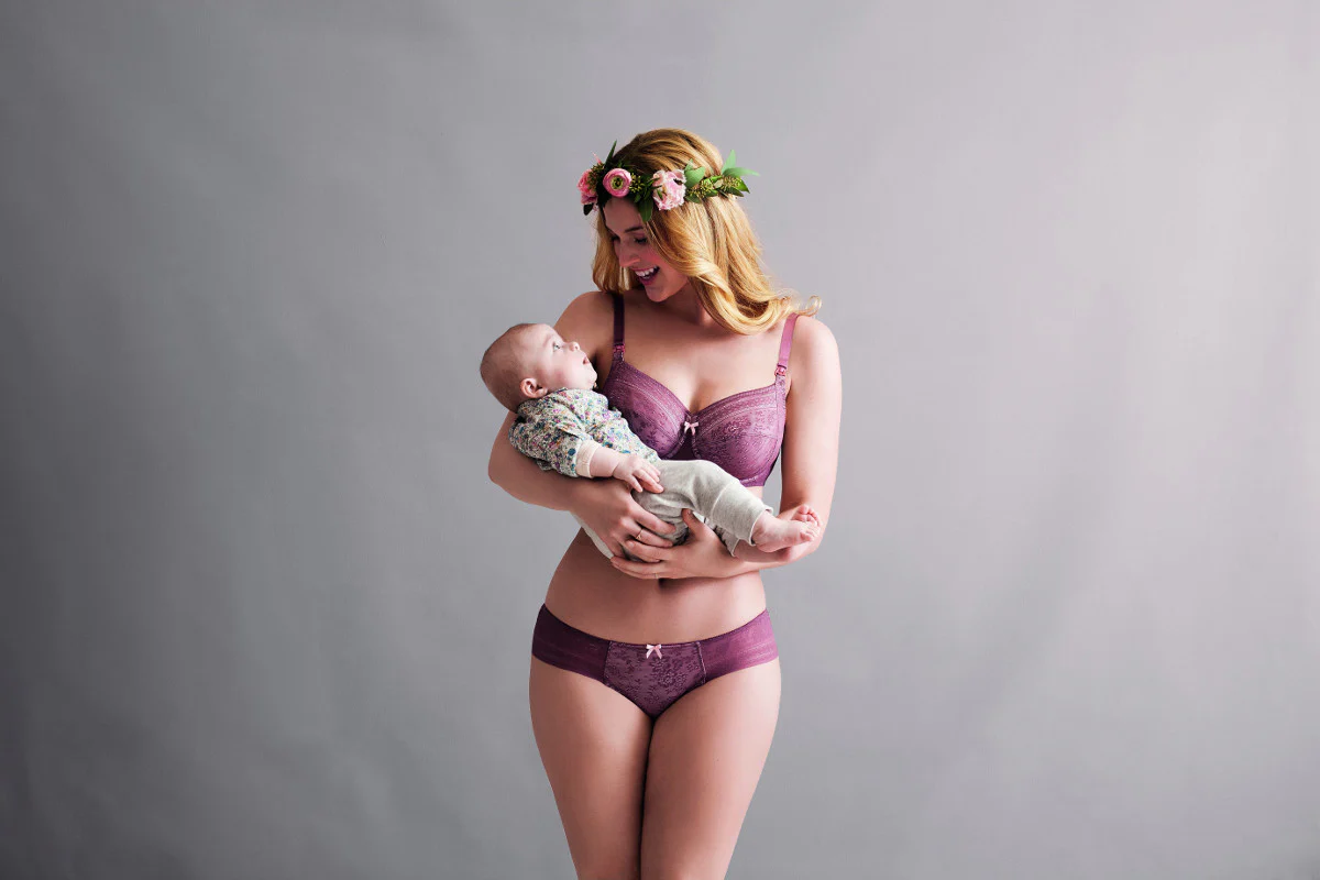 Fleur Underwired Nursing Bra Berry Pink - Anita - Image 3
