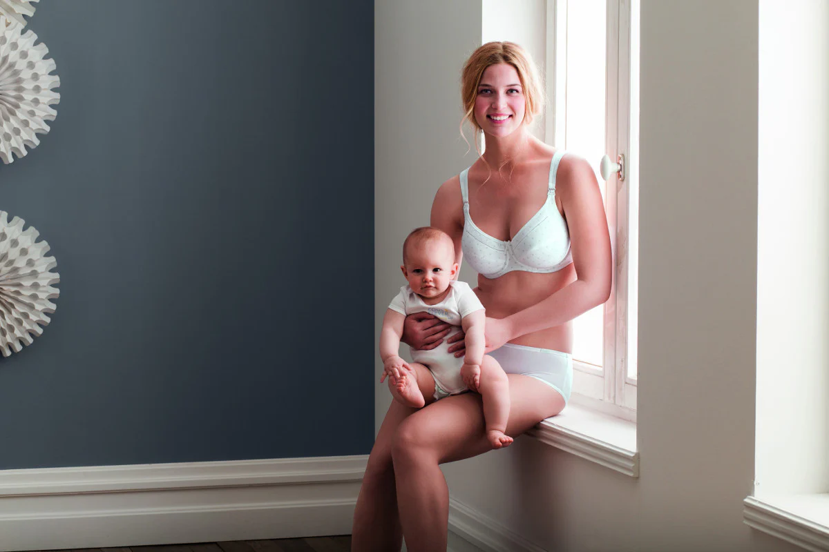 Miss Cotton Pearl White Underwired Nursing Bra - Anita - Image 4