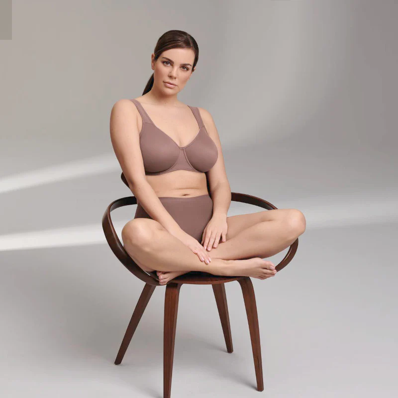 Twin Seamless Moulded Everyday Underwired Bra - Anita/Rosa Faia - Image 2