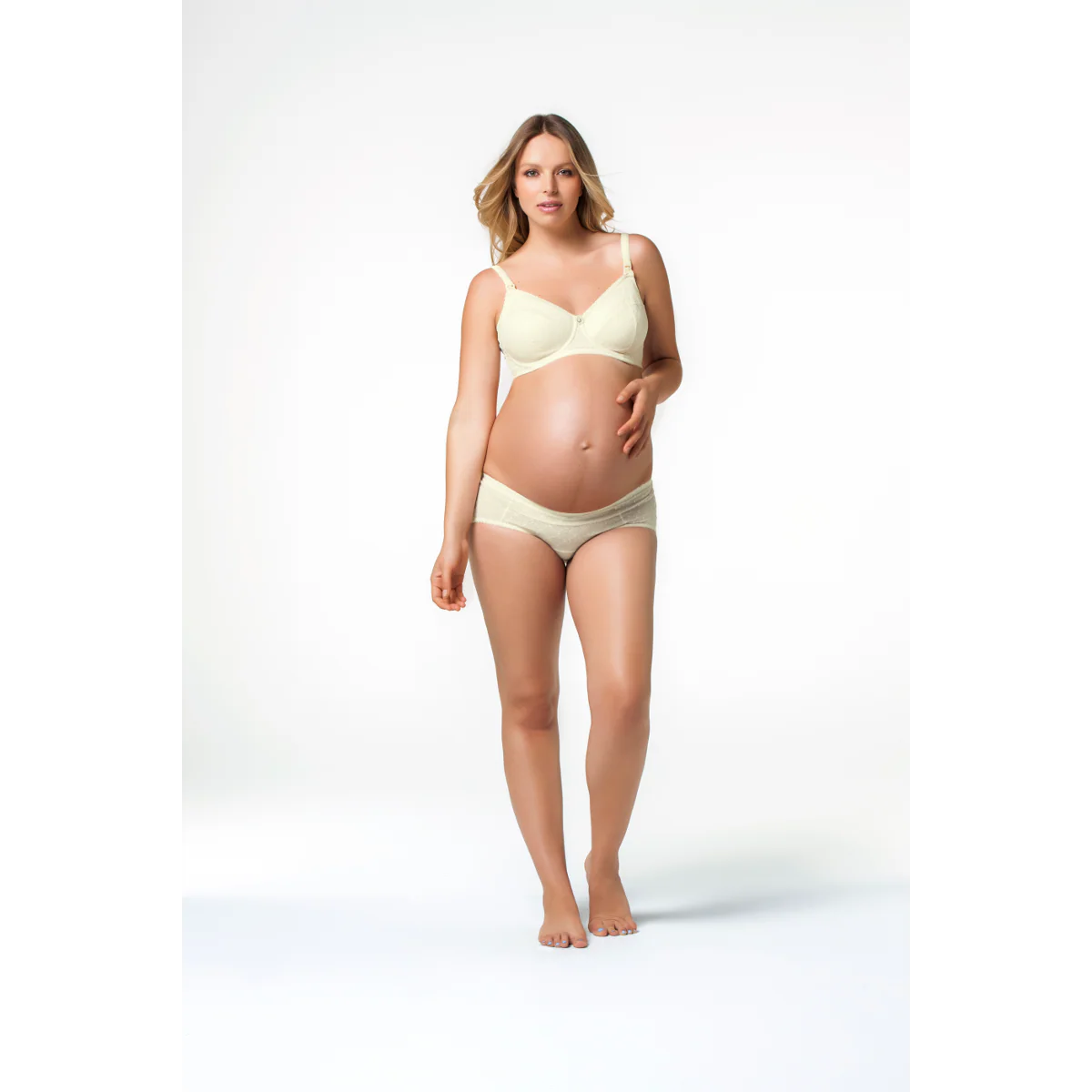 Banana Parfait Creme Nursing Maternity Bra - Cake - Image 3