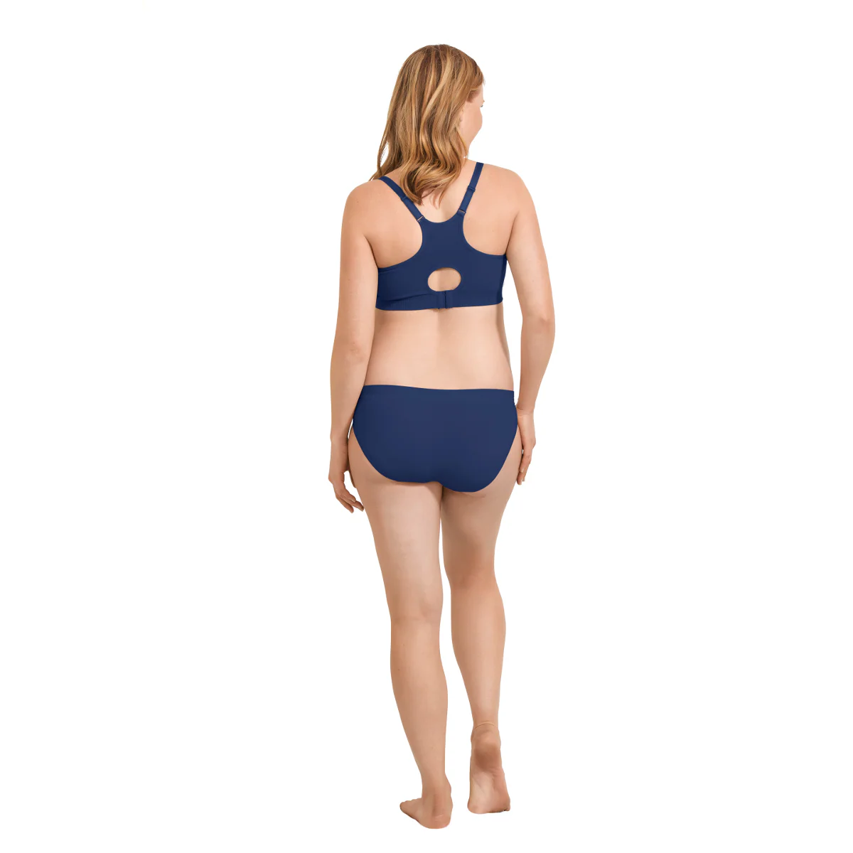 Cotton Candy Nursing Maternity Sleep Bra Navy Blue - Cake - Image 4