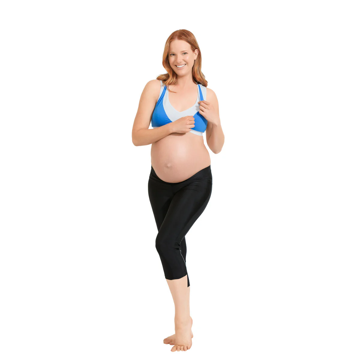 Lotus Yoga Nursing Breast Pump Bra Blue - Cake - Image 4
