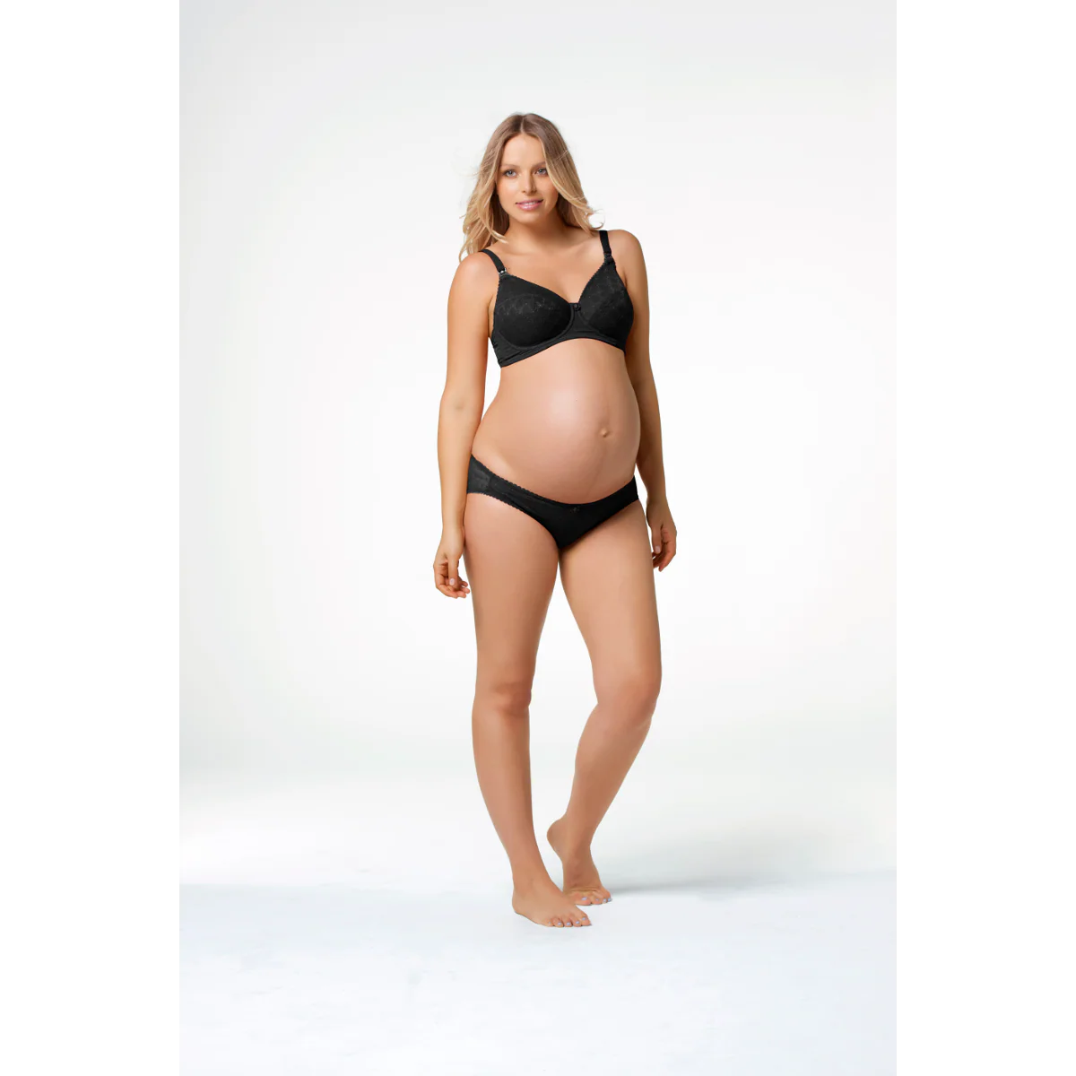 Midnight Parfait Nursing Maternity Bra Black - Cake - Image 3