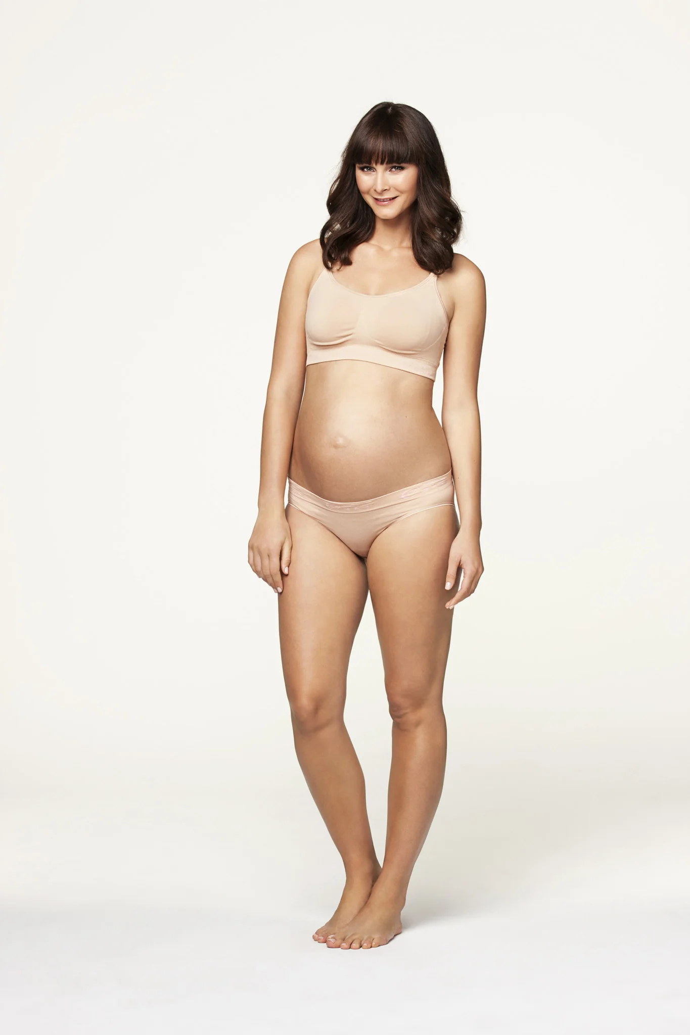 Cotton Candy Nursing Maternity Sleep Bra Nude - Cake - Image 4