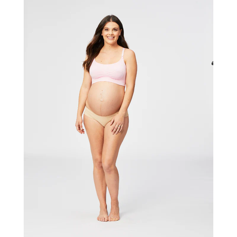 Cotton Candy Nursing Maternity Sleep Bra Pink - Cake - Image 4