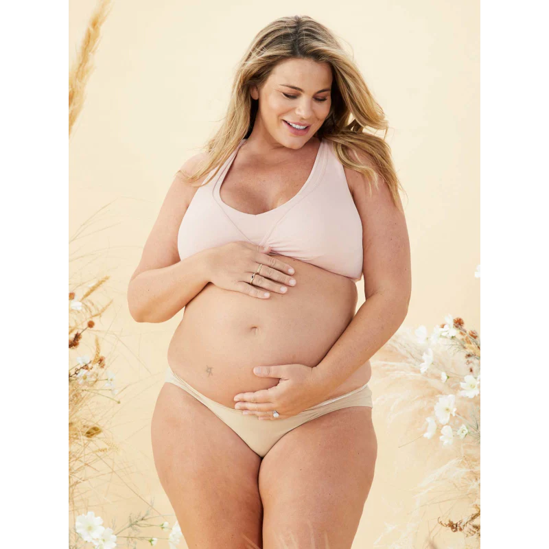Lotus Hands Free Breast Pump Bra Blush Pink - Cake - Image 2