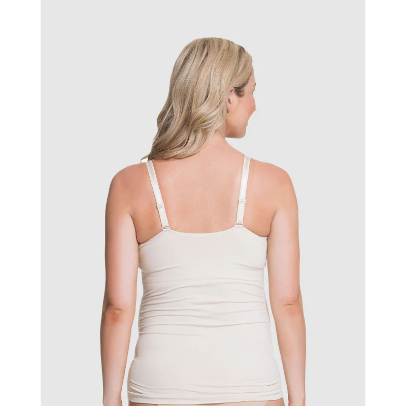 Toffee Nursing Tank Top Beige - Cake - Image 4