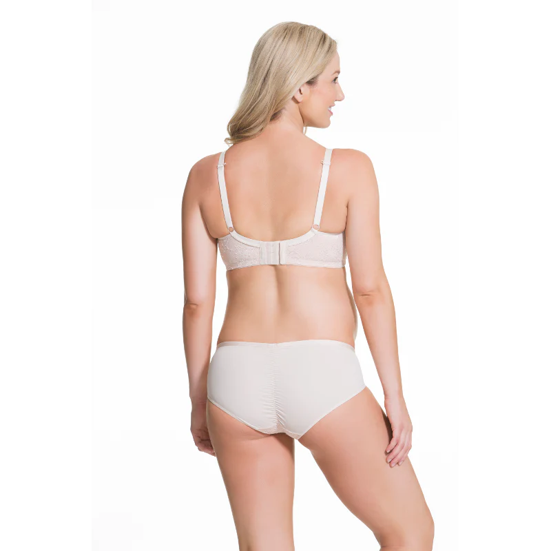 Waffles Flexi Wire Contour Nursing Bra Nude - Cake - Image 5