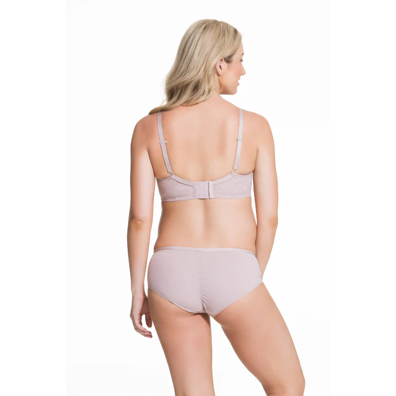 Waffles Flexi Wire Contour Nursing Bra Pink - Cake - Image 5