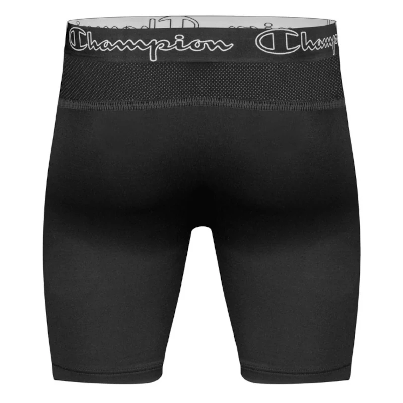 Men's Cool Air Long Sport Boxer Short Black - Champion - Image 2