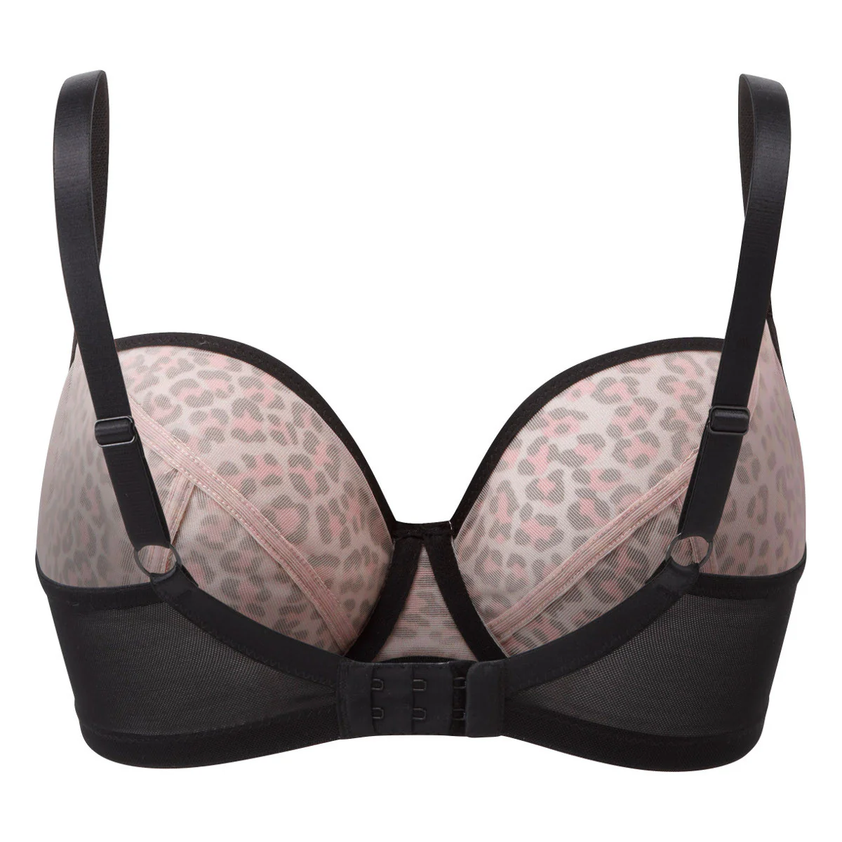Della Pink Leopard Balconette Bra - Cleo - Image 2