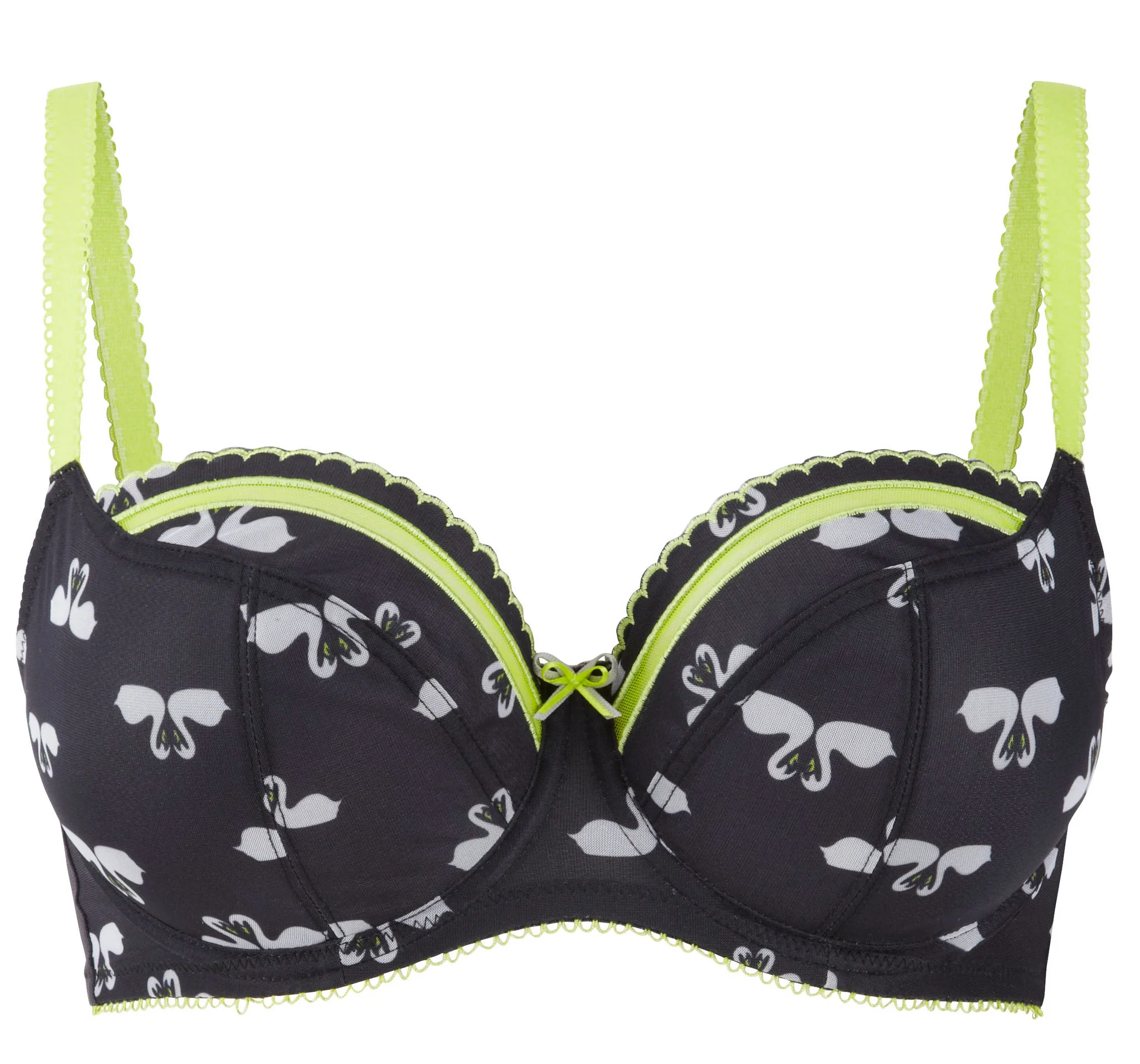 Lily Swan Print Balconette Bra - Cleo by Panache