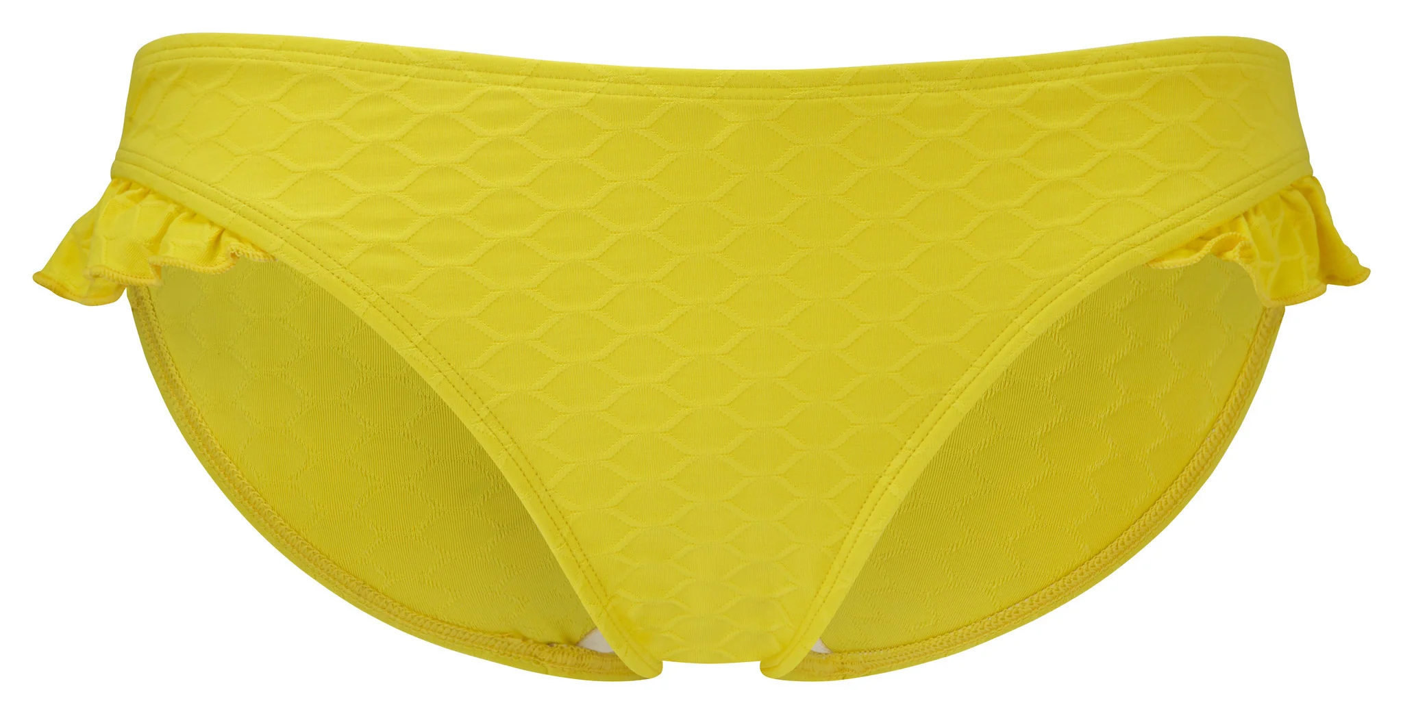 Matilda Yellow Side Frill Bikini Brief - Cleo Swim - Image 2