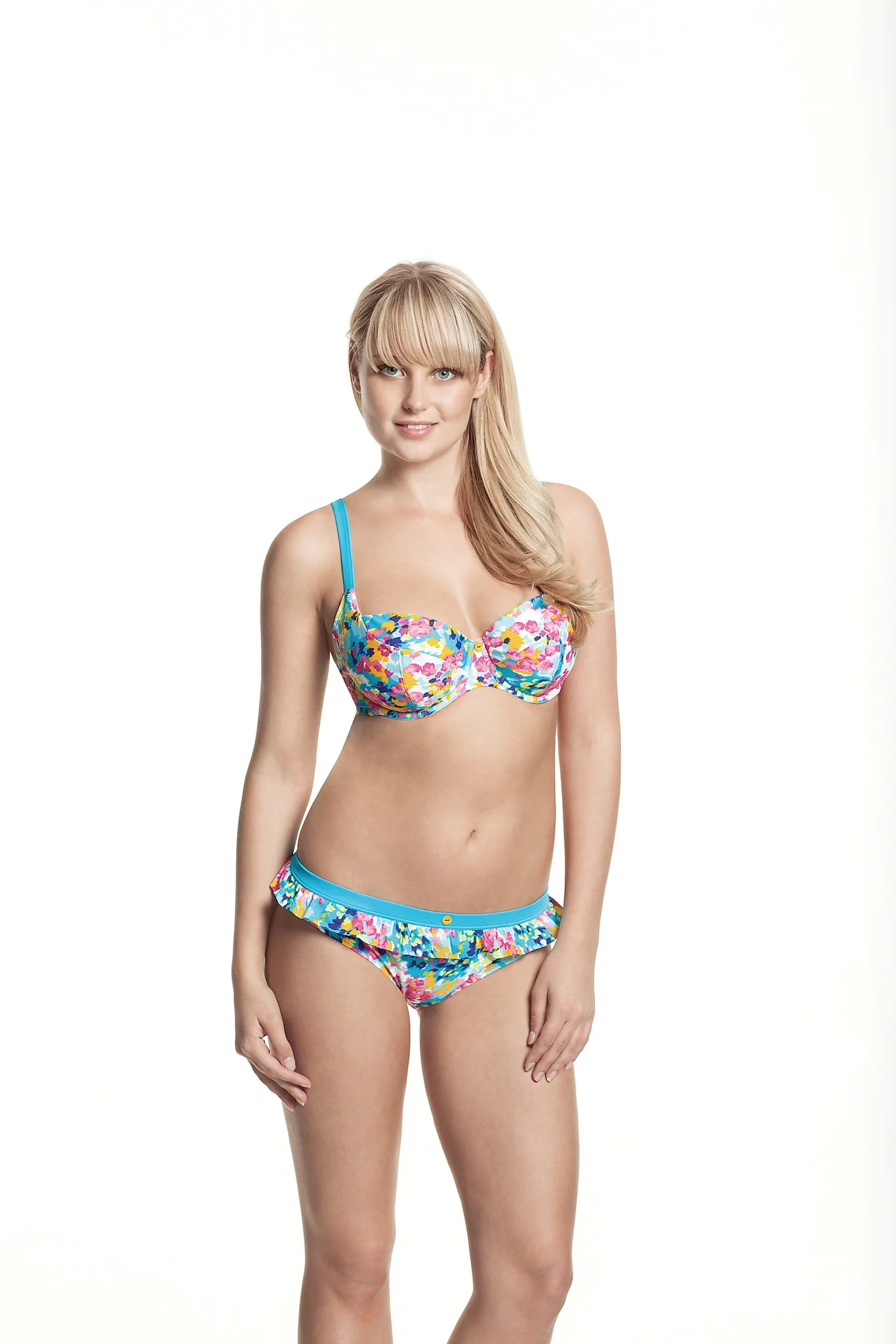 Lulu Floral Print Balconette Bikini Top - Cleo Swim - Image 3
