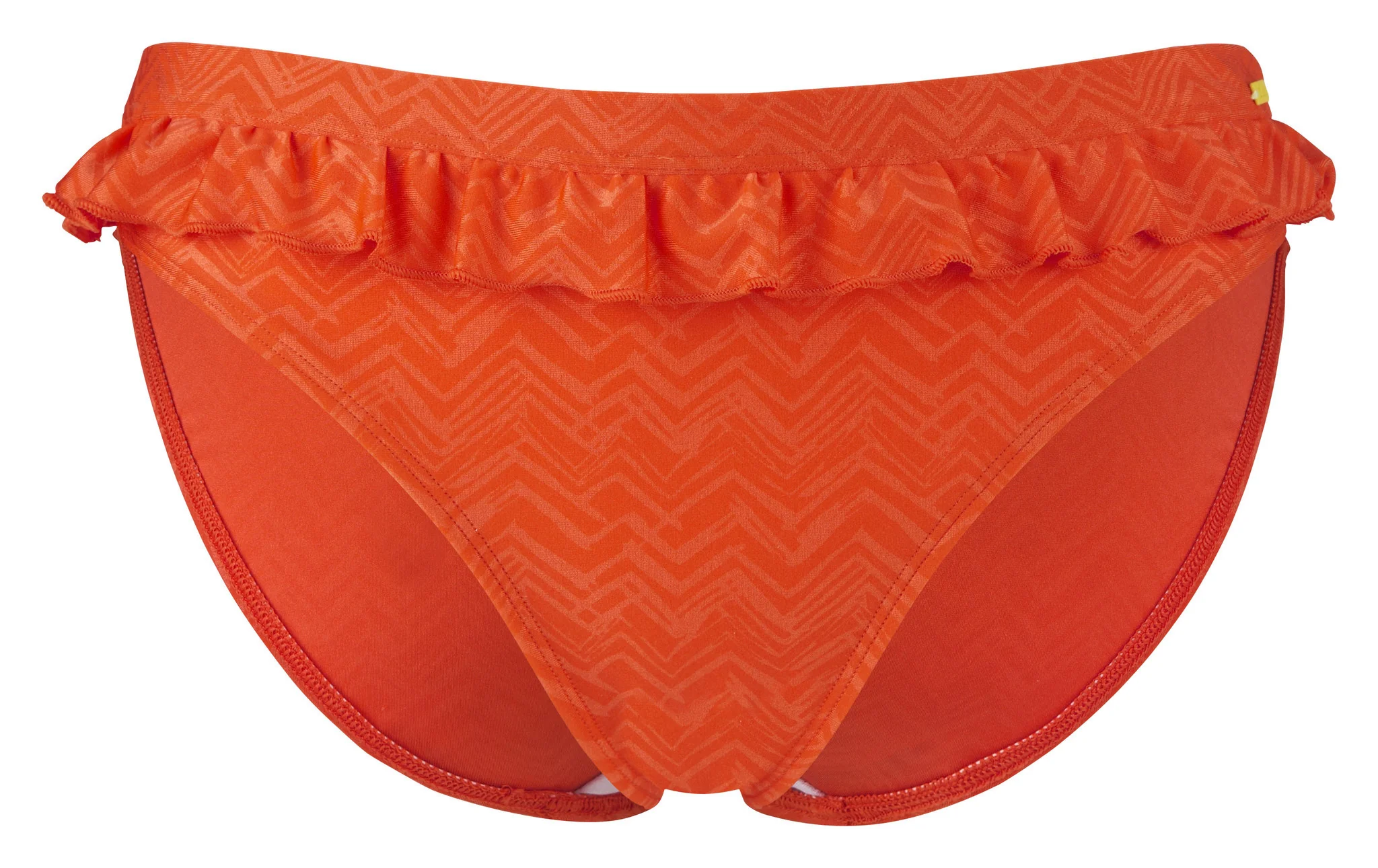Rita Orange Frilled Bikini Brief - Cleo Swim