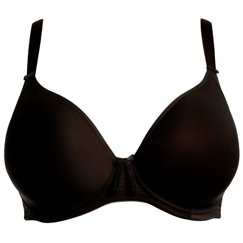 Bijou Banded Moulded Bra Black - Elomi