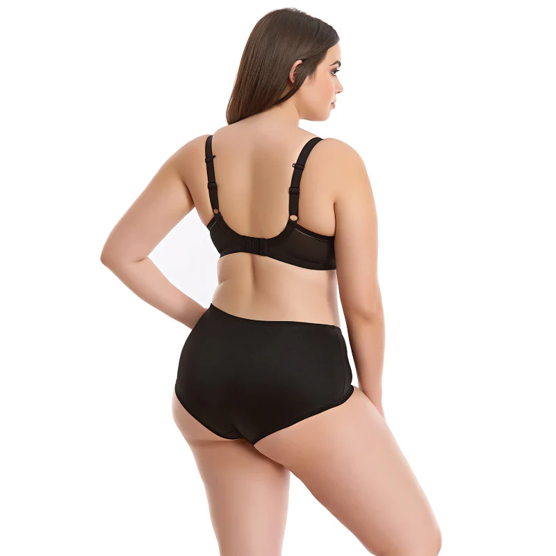 Bijou Banded Moulded Bra Black - Elomi - Image 3