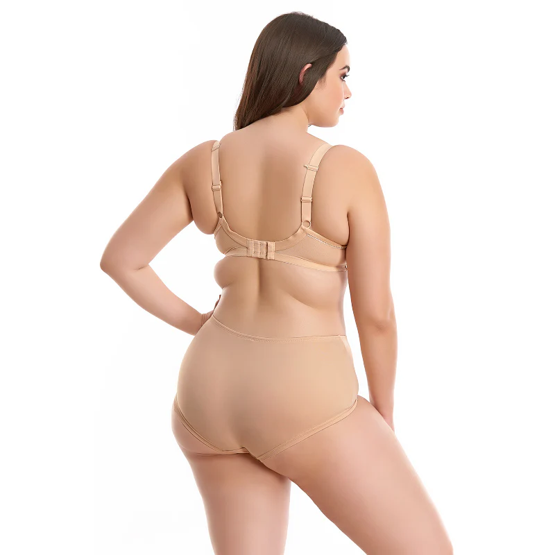 Bijou Banded Moulded Plunge Bra Sand Nude - Elomi - Image 3