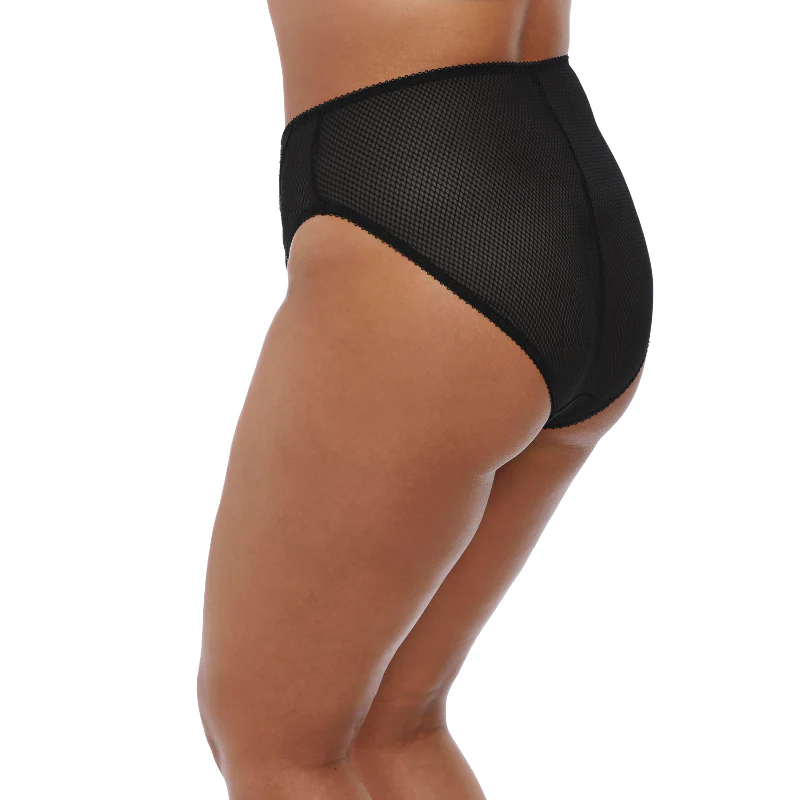 Charley High Leg Brief Black - Elomi - Image 2