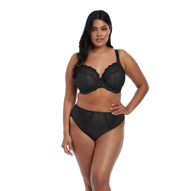Charley High Leg Brief Black - Elomi - Image 3