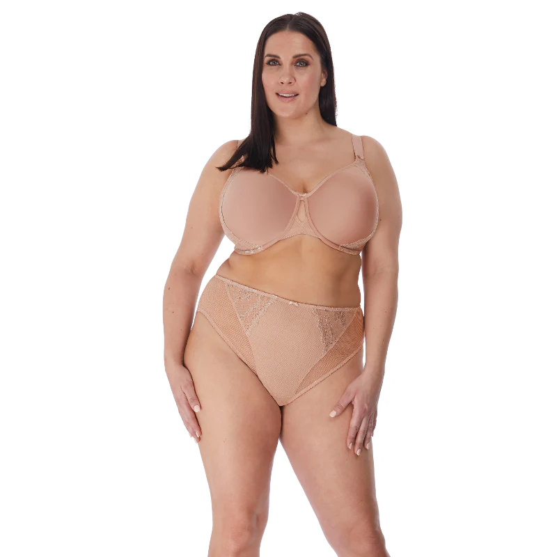 Charley High Leg Brief Fawn Nude - Elomi - Image 3