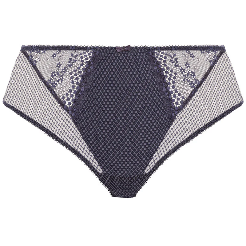 Charley High Leg Brief Storm Grey - Elomi