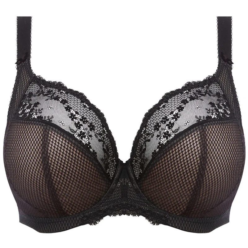 Charley Stretch Plunge Bra Black - Elomi