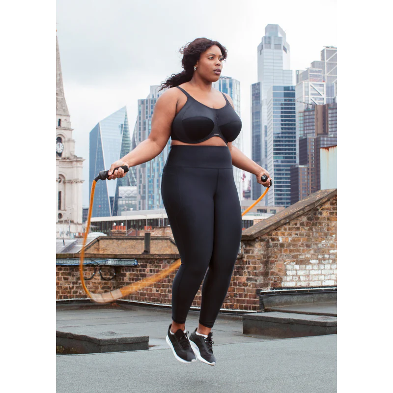 Energise Sports Bra Underwired Black - Elomi - Image 5