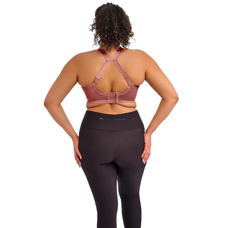 Energise Sports Bra Underwired Rosewood - Elomi - Image 4