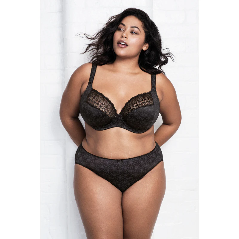 Kim Black Stretch Plunge Bra - Elomi - Image 3