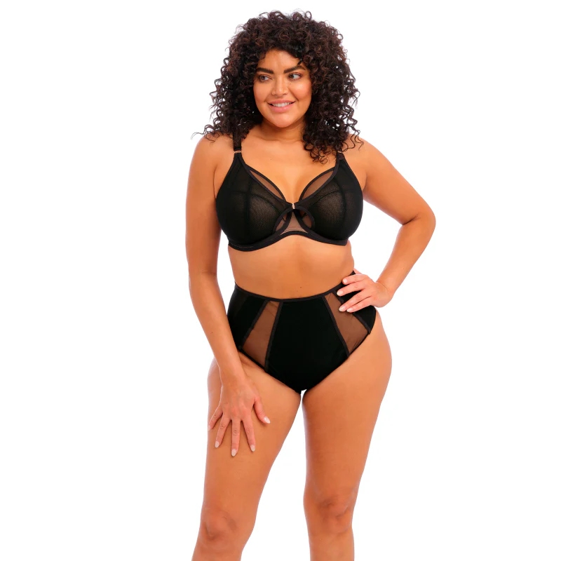 Kintai Plunge Bra Black - Elomi - Image 2