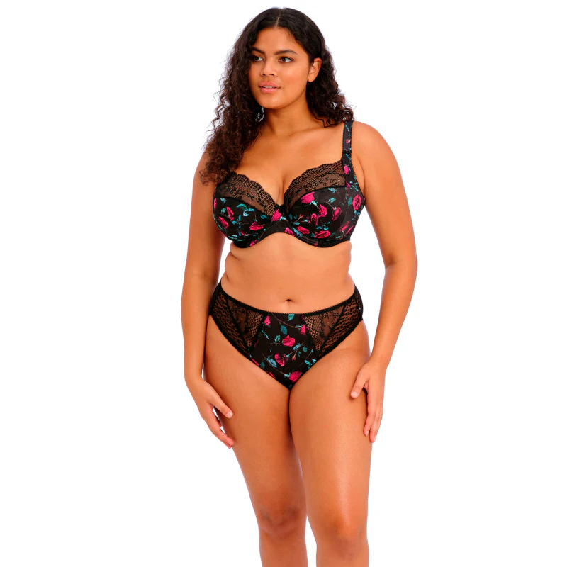 Lucie High Waist Brief Rock N Rose Print - Elomi - Image 3