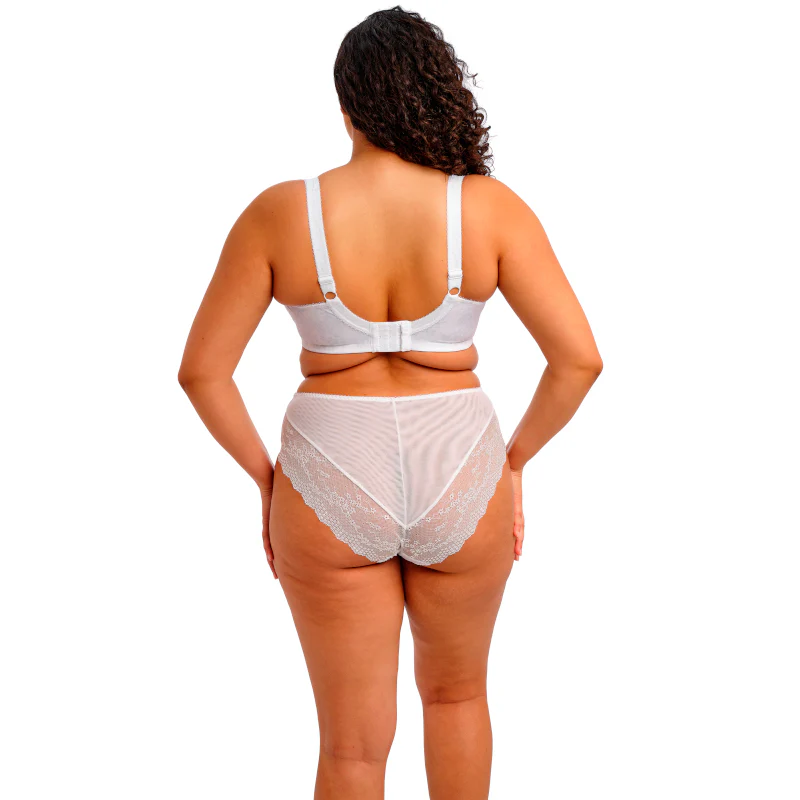 Lucie Stretch Plunge Bra White - Elomi - Image 3
