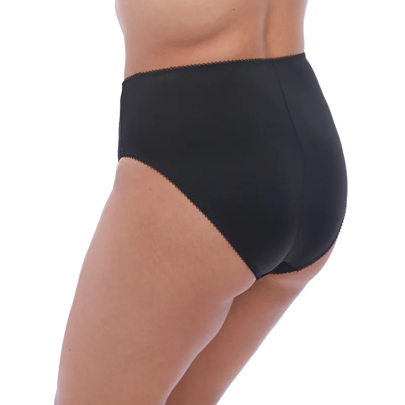 Meredith High Leg Brief Black - Elomi - Image 2