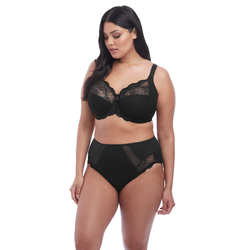 Meredith High Leg Brief Black - Elomi - Image 3