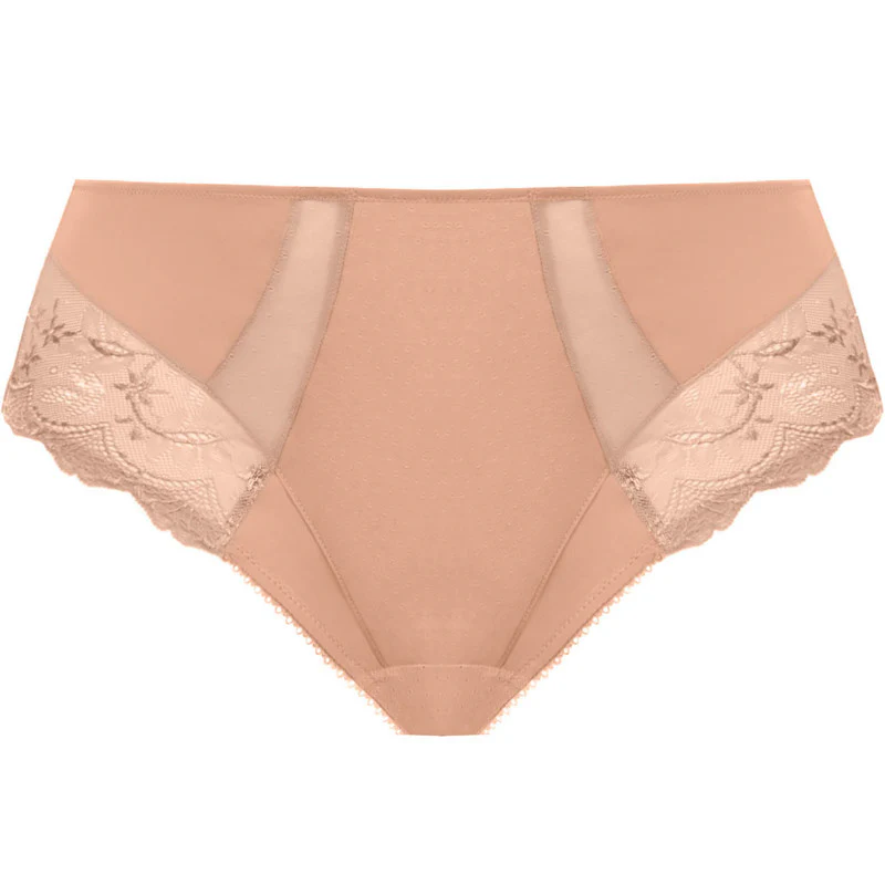 Meredith High Leg Brief Sahara Nude - Elomi