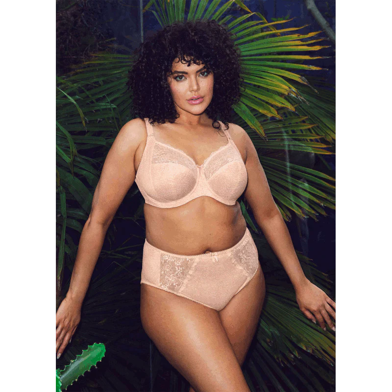 Morgan Side Support Banded Bra Cameo Rose Pink - Elomi - Image 4