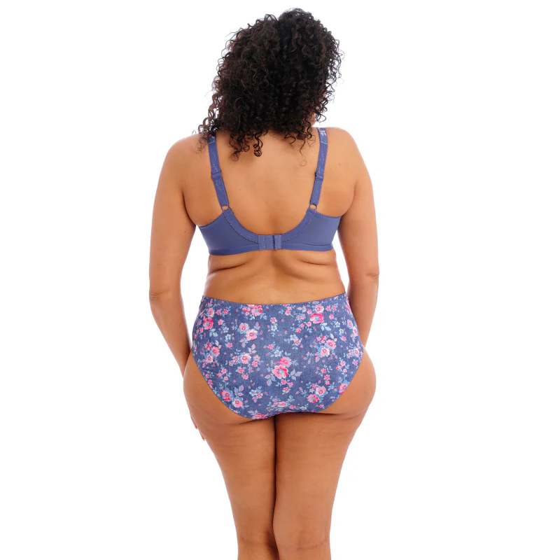 Morgan Full Cup Banded Bra Denim Floral Print - Elomi - Image 3