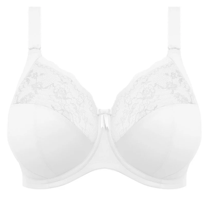 Morgan Side Support Banded Bra White - Elomi