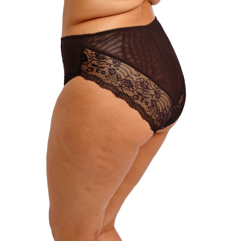 Morgan High Leg Brief Dark Romance - Elomi - Image 2
