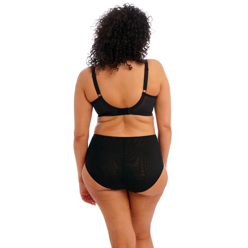 Sachi Black Butterfly Print Plunge Bra - Elomi - Image 3