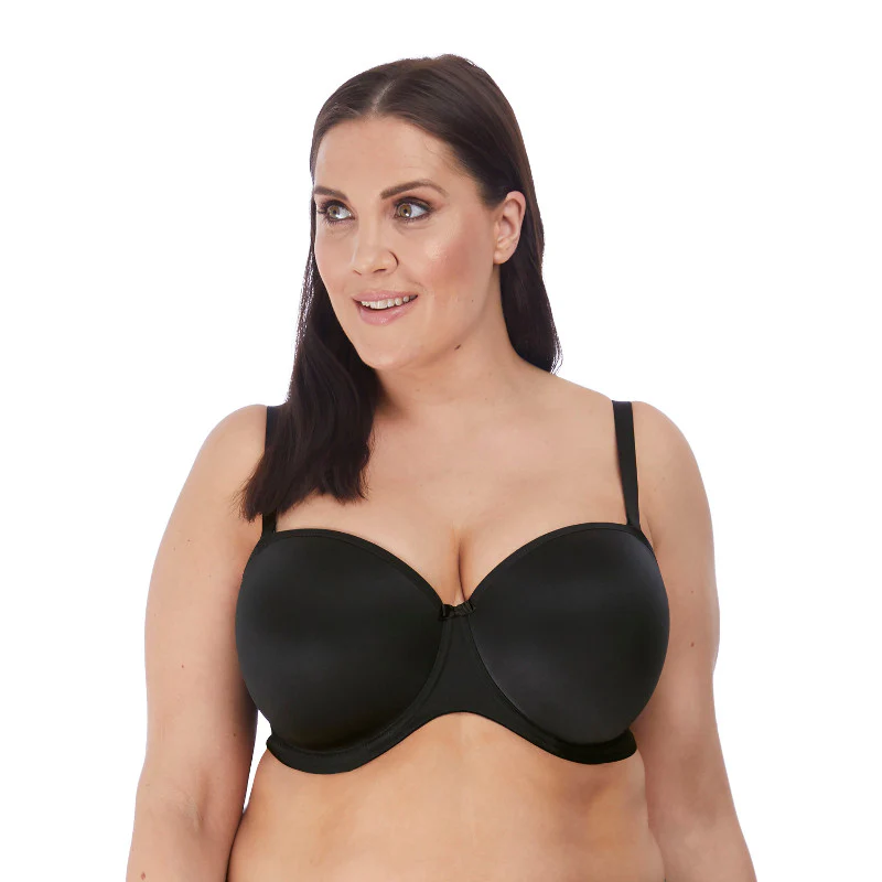 Smooth Moulded Strapless Bra Black - Elomi - Image 4
