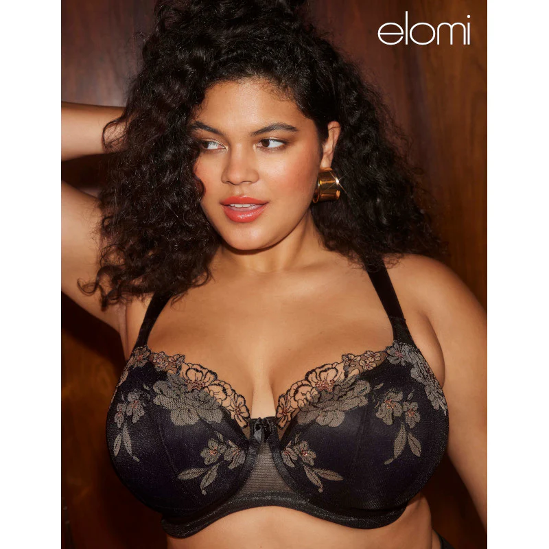 Teagan Half Cup Bra Black/Almond - Elomi - Image 5