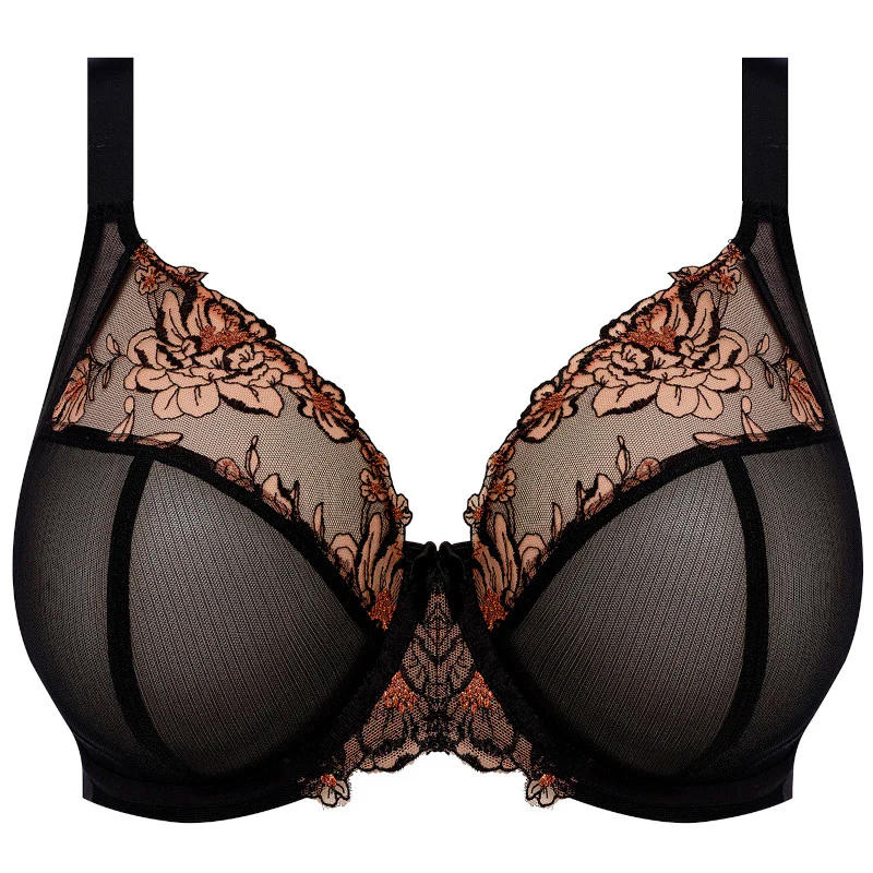 Teagan Plunge Bra Black/Almond - Elomi