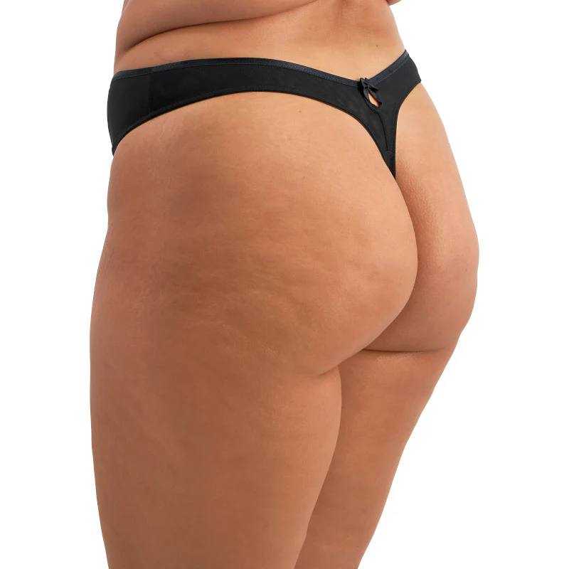 Teagan Thong Underwear Black/Almond - Elomi - Image 2