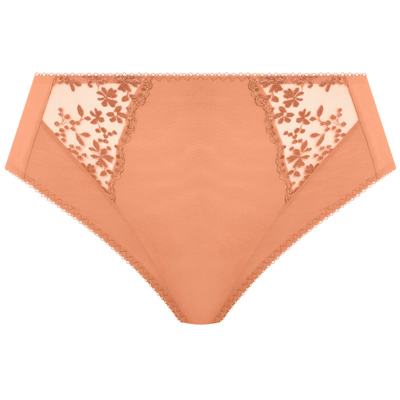 Zarla High Leg Brief Cafe Au Lait Nude - Elomi